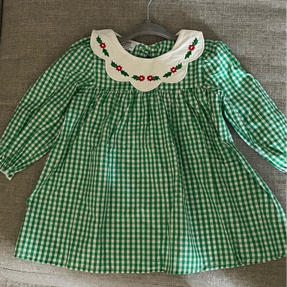 New without tags 12 months long sleeve Christmas dress - Picture 1 of 3